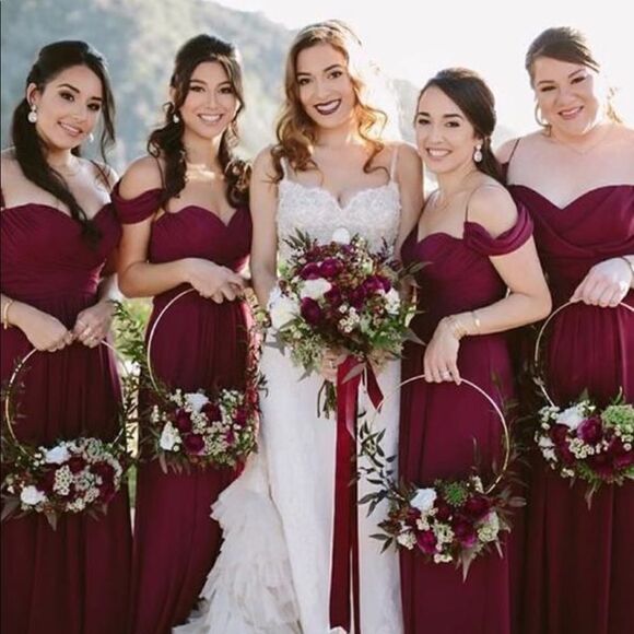 💯 WATTERS AND WATTERS Kane Dress in Marsala - Picture 9 of 9